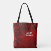 Sac fourre-tout Floral Feuille Rouge (Dos)