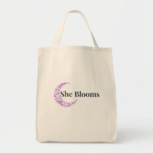 Sac fourre-tout floral inspirant She Blooms