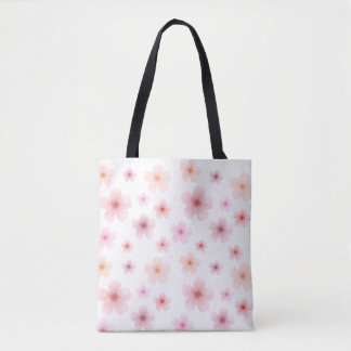 Sac fourre-tout floral minimaliste rose