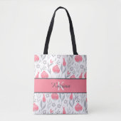 Sac fourre-tout floral monogramme (Devant)