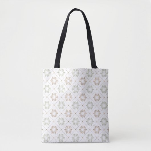 sac fourre-tout floral personnalisé (Devant)