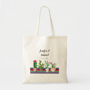 Sac fourre-tout floral personnalisé Cactus