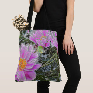 Sac fourre-tout FLORAL ROSE CROISÉ SUR LE CORPS