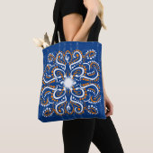Sac fourre-tout Floral Royal Batik (De près)