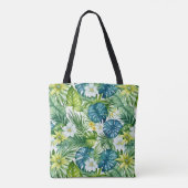 Sac fourre-tout floral tropical (Dos)