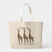 Sac fourre-tout Florillas Giraffe (Dos)