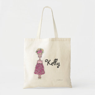 Sac fourre-tout Flower Girl - Personnalisé - Kelly