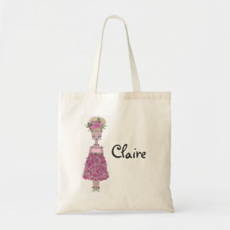 Sac fourre-tout Flower Girl - Personnaliser - Clai