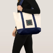 Sac fourre-tout Folk Mandala (Devant (produit))