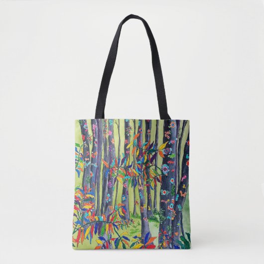 sac fourre-tout forestier vert (Devant)