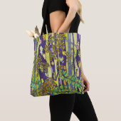 Sac fourre-tout Forêt Violette (De près)