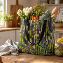 Sac fourre-tout Forêt Violette