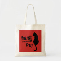 Sac fourre-tout fou à Madame Funny Meow de chat