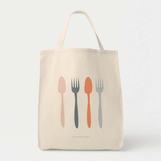 Sac fourre-tout fourche et cuillère (Devant)
