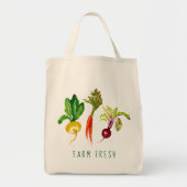 Sac fourre-tout frais à ferme végétale de trio (Devant)