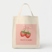 Sac fourre-tout fraise rose (Devant)