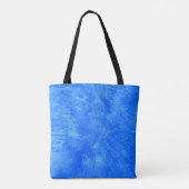 Sac fourre-tout français à fourrure bleue (Dos)