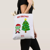 Sac fourre-tout FrankenFromage de Noël (De près)