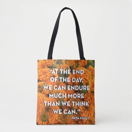 Sac fourre-tout Frida Quote (Devant)