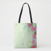 Sac fourre-tout frontalier latéral Hydrangea (Devant)
