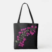 Sac fourre-tout Fuchsia Pink Bougainvillea (Dos)