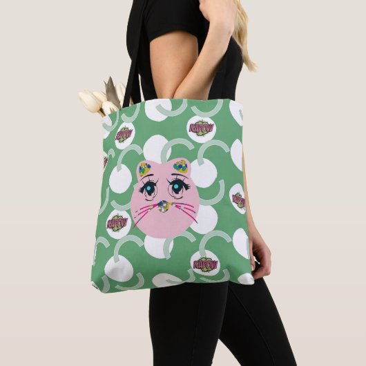 Sac fourre-tout funky Kapow Cat (De près)