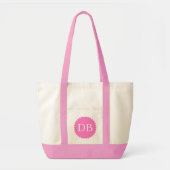 Sac fourre-tout géant avec initiales personnalisée (Devant)
