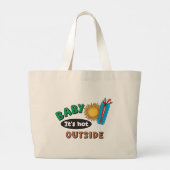 Sac fourre-tout géant Baby It's Hot Outside (Dos)