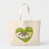 Sac fourre-tout géant Chat Mellow Monk (Devant)