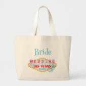 Sac fourre-tout géant de mariée de mariage à Las V (Devant)