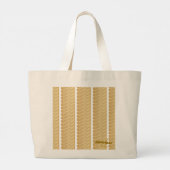 Sac fourre-tout géant fil d'or (Dos)