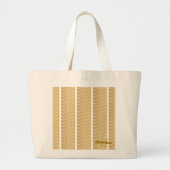 Sac fourre-tout géant fil d'or (Devant)