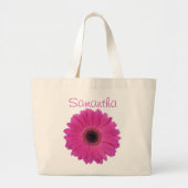 Sac fourre-tout géant Fuschia Flower (Devant)