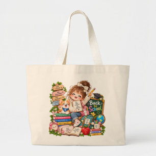 Sac fourre-tout géant Kawaii School Friends
