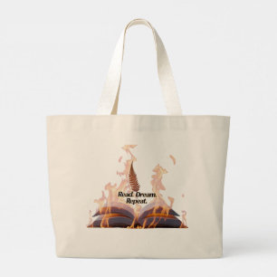 Sac fourre-tout géant Livre Flamboyant - Lis Rêve 