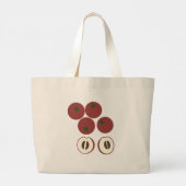 Sac fourre-tout géant Velvet Apple (Dos)