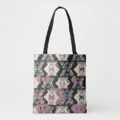 Sac fourre-tout géométrique boho (Devant)