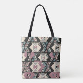 Sac fourre-tout géométrique boho (Dos)