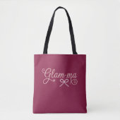 Sac fourre-tout Glam-ma Pearl Script Grand-mère (Devant)