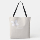 Sac fourre-tout Glamour Beige Floral (Dos)