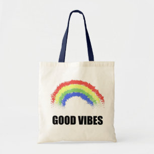 Sac fourre-tout Good Vibes Rainbow