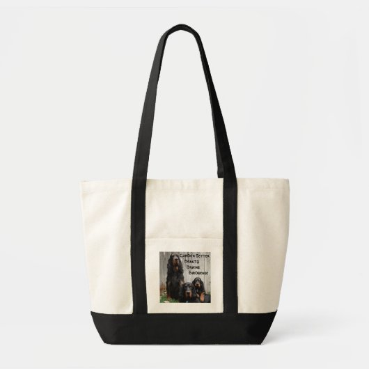 Sac fourre-tout Gordon Setter Generations (Devant)