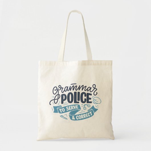 Sac fourre-tout Grammar Police (Devant)