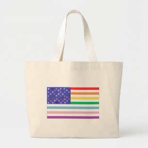 Sac fourre-tout grand drapeau USA magnifique