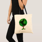 Sac fourre-tout Green Tree Globe (Devant (produit))