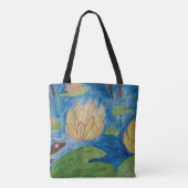Sac fourre-tout Grenouille & Nénuphars (Dos)