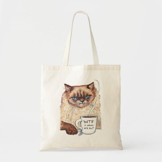 Sac fourre-tout Grumpy Cat (Devant)