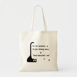 Sac fourre-tout Grumpy Kitten comme je suis génial