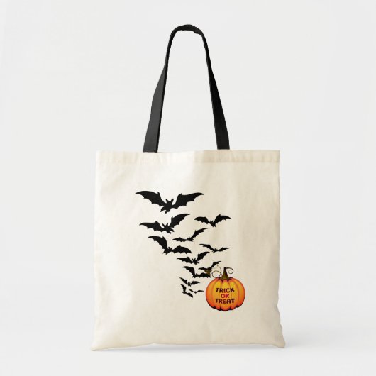 Sac fourre-tout Halloween Bag-Bats (Devant)