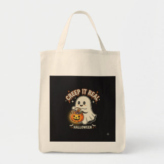 Sac fourre-tout Halloween Cute Ghost Creep It Real